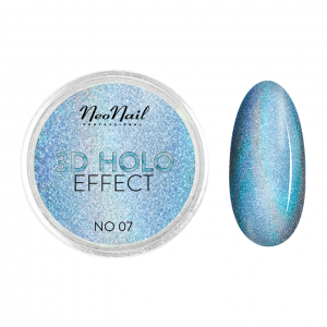 3D HOLO effect, uñas metalizadas azul 2gr ref 5329-7