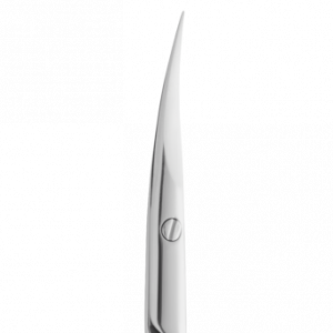 Tijera alargada, tamaño M, de hoja curva para cutícula estándar STALEKS Expert 50 tipo 3