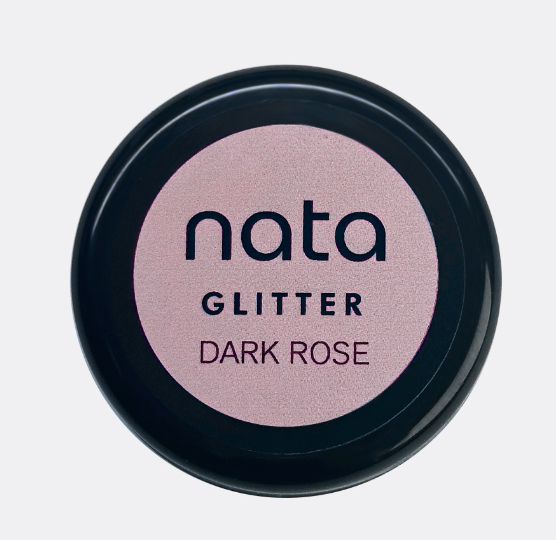 NATA Glitter Dark Rose