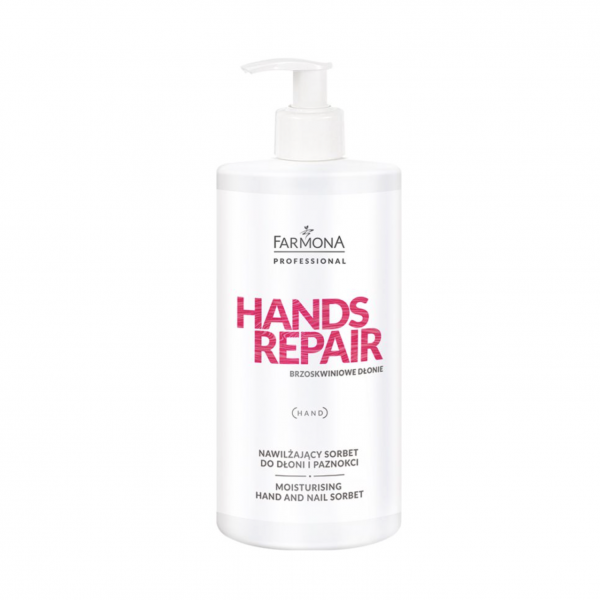 Sorbete hidratante para manos y uñas 500ml Farmona Hands Repair