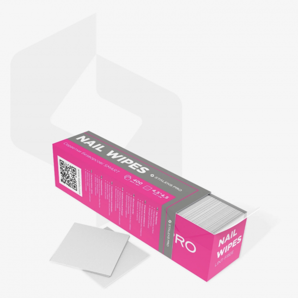 Toallitas sin pelusa para uña STALEKS SMART 400un