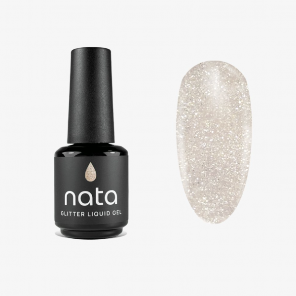 Glitter liquid gel 15ml – ⁠Soft Sand