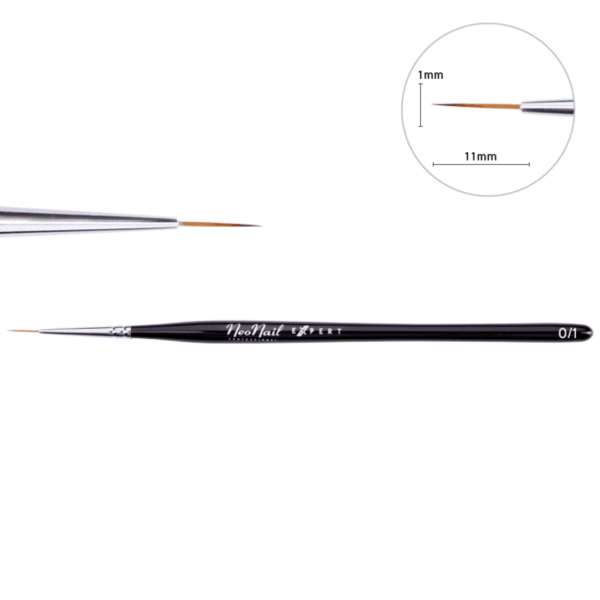 Pincel Expert para decoración – SYNTTHETIC 0/1 para nail art, fino