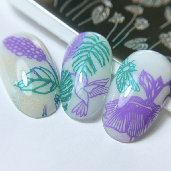 Hoja de estampado Neonail 16