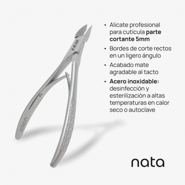 Alicates para cutícula Nata 5mm