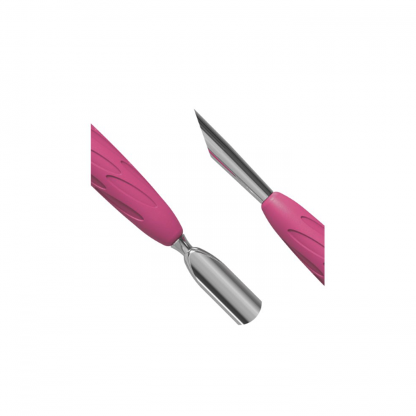 Empujador de manicura Staleks con mango de silicona UNIQ 10 TIPO 2