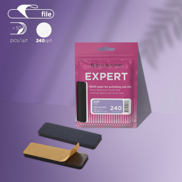 Buffer Desechables negros Para base Corta (Lima De Pulido) EXPERT 51 Straleks DFE-51-240