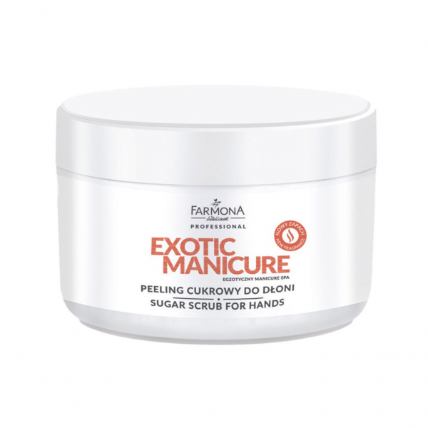 Exfoliante de azúcar para manos 300ml Farmona Exotic Manicure