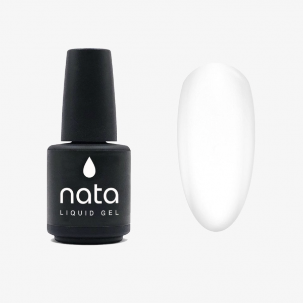 Gel de uñas NATA 15ml – Líquido – milky white intense