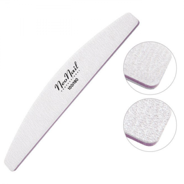 Lima Neonail, forma de media luna 100/180