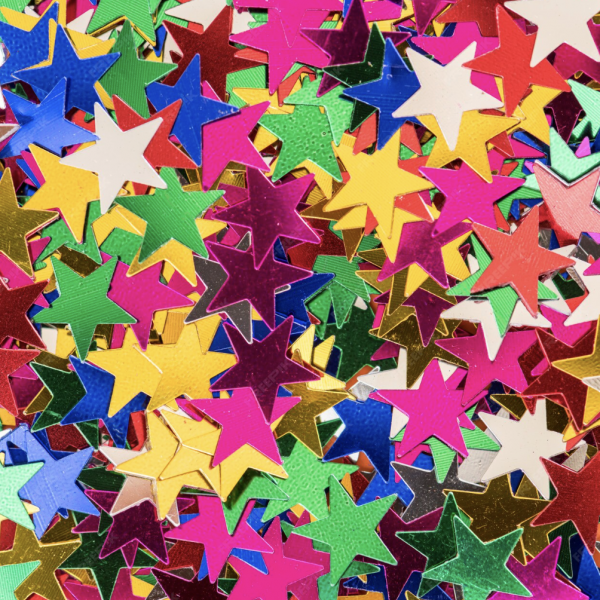 Estrellas encapsular decoración para uñas